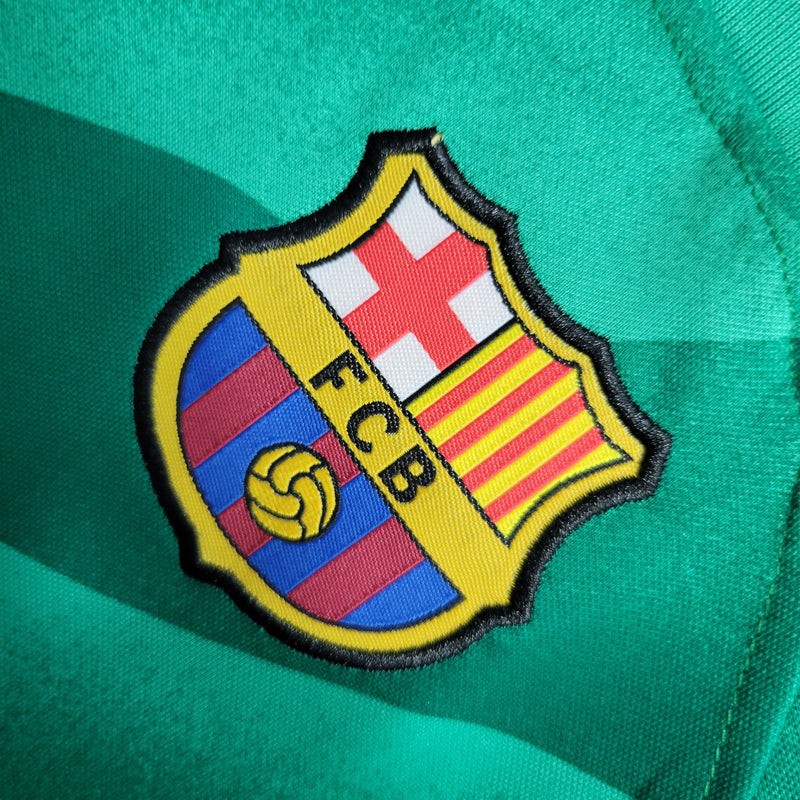 Uniforme Barcelona Goleiro 2023/24 Nike Infantil