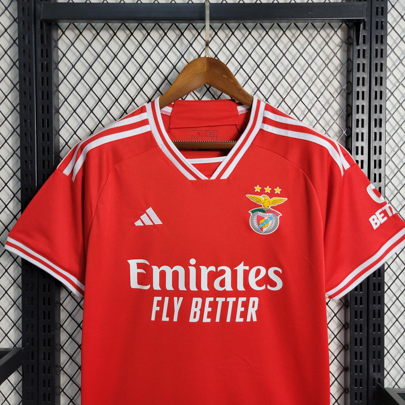 Camisa Benfica Home 2023/24 Adidas Torcedor Masculina