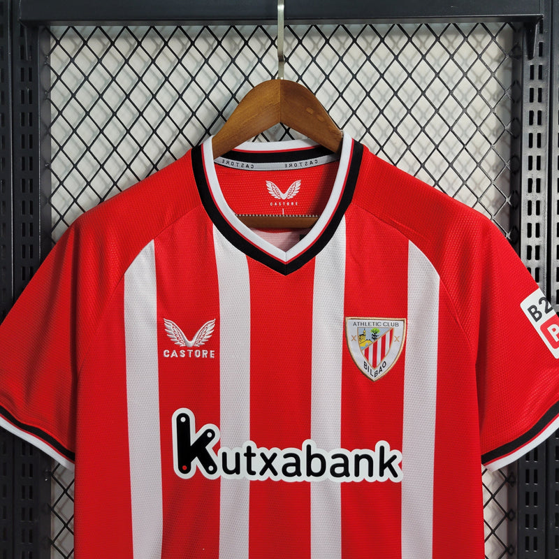 Camisa Athetic Bilbao Home (1) 2023/24 Torcedor Masculina
