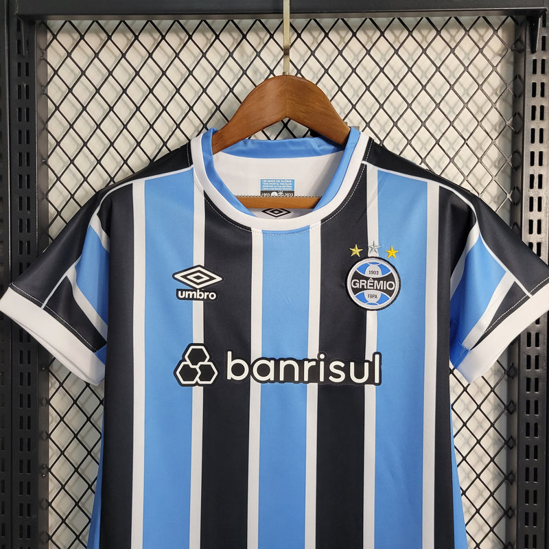 Uniforme Grêmio Home (1) 2023/24 Umbro Infantil