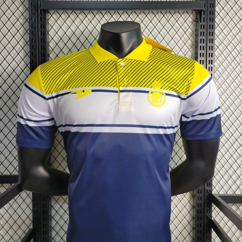 Camisa Al Nassr Polo 2023/24 Nike Torcedor Masculina