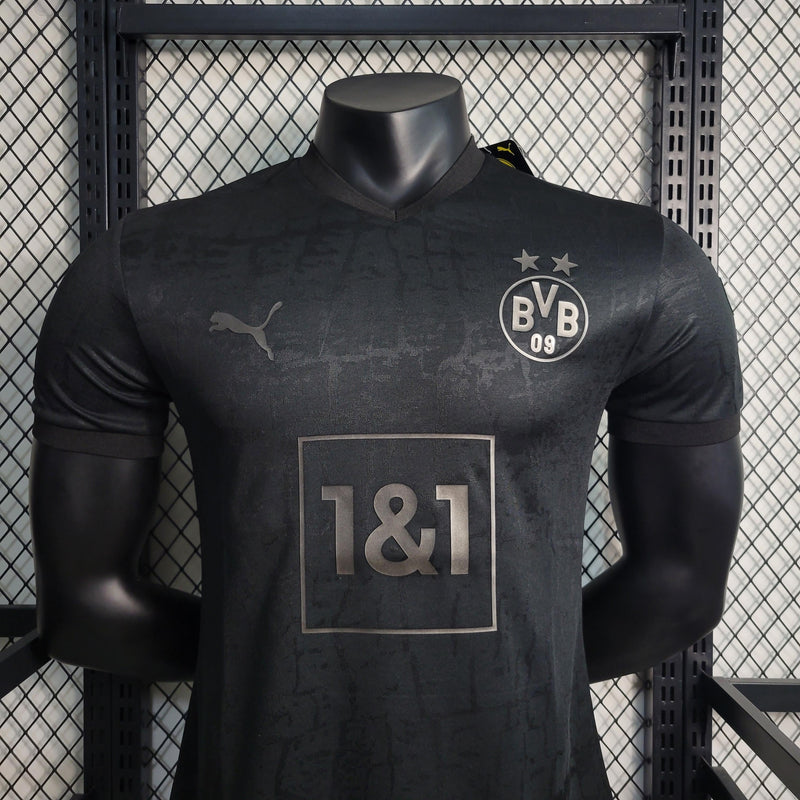 Camisa Borussia Dortmund Especial All Black 2023/24 Puma Jogador Masculina