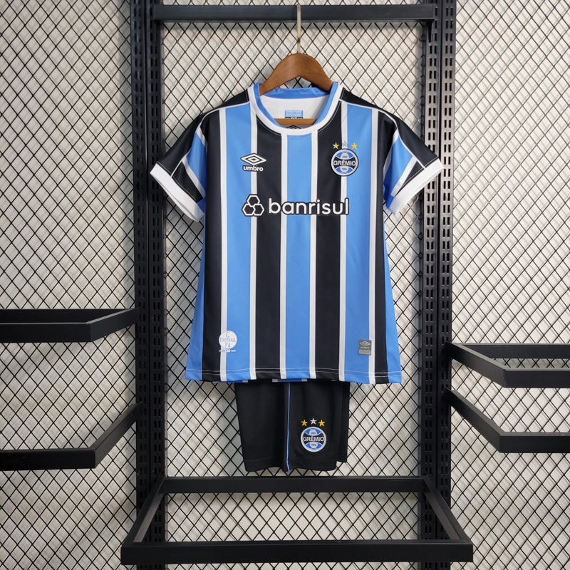 Uniforme Grêmio Home (1) 2023/24 Umbro Infantil