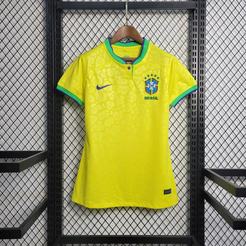 Camisa Brasil Nike I 2022-23 Torcedora Pro Feminina
