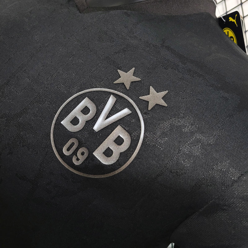 Camisa Borussia Dortmund Especial All Black 2023/24 Puma Jogador Masculina