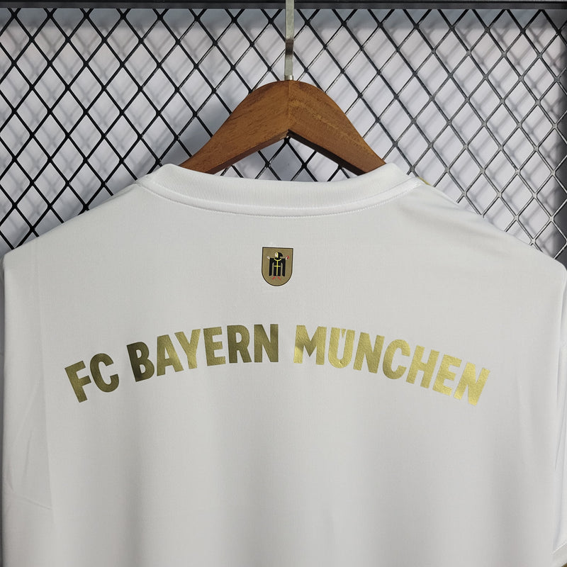 Camisa Bayern Munique 22/23 Branca Torcedor Adidas