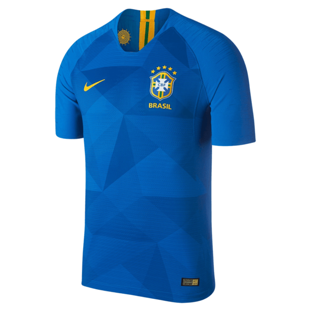 Camisa Brasil Retro II 2018 - Nike Torcedor Masculina - Azul