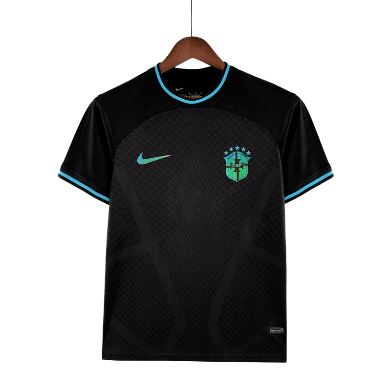 Camisa Brasil Conceito Black 2022 - Nike Torcedor Masculino