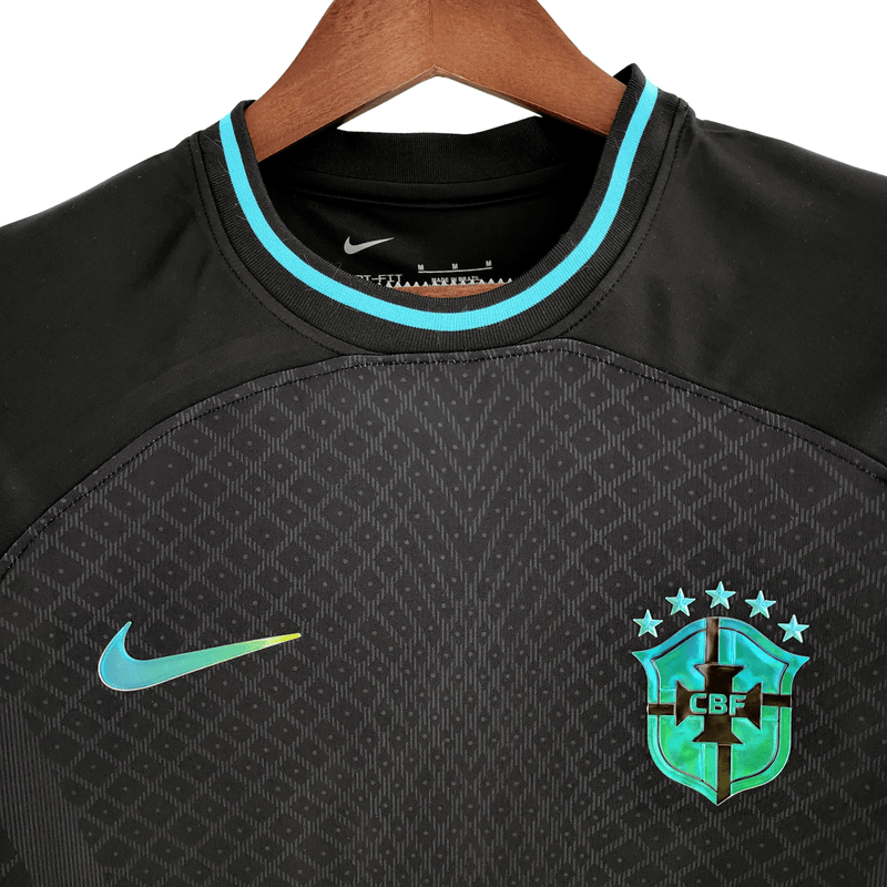 Camisa Brasil Conceito Black 2022 - Nike Torcedor Masculino