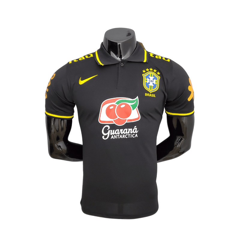 Camisa Brasil Polo Preta - Nike - Masculino