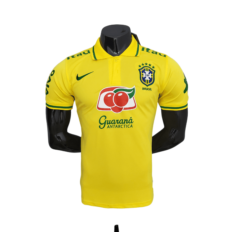 Camisa Brasil Polo Amarela - Nike