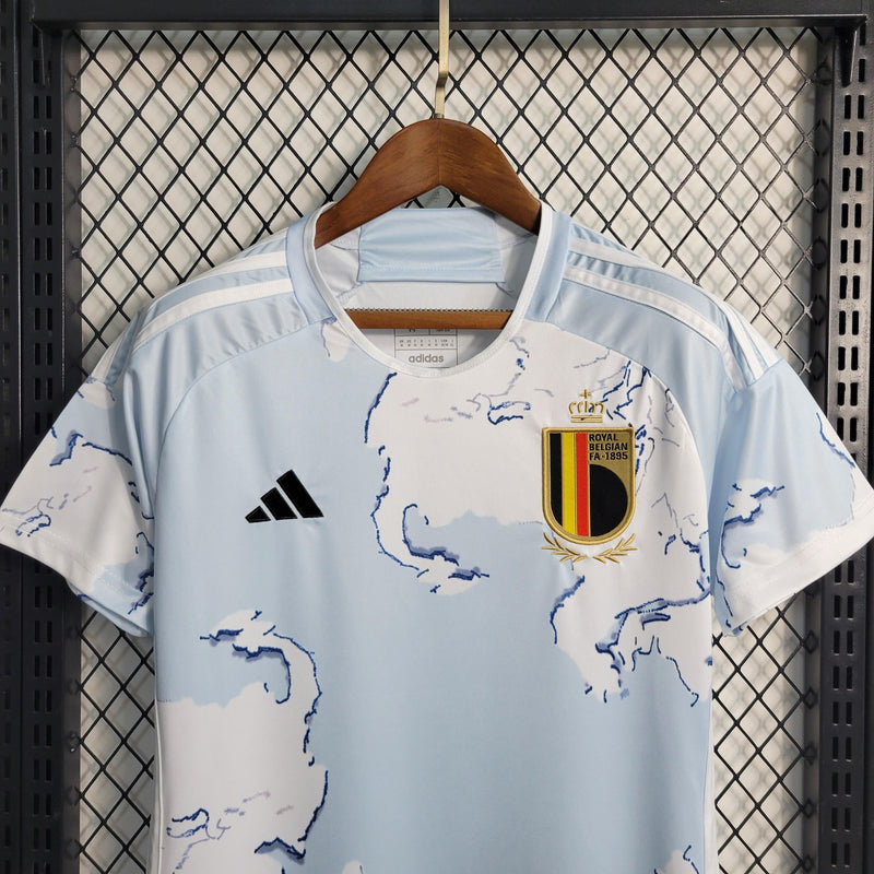 Camisa Belgica 2023/24 Adidas Torcedor Feminina