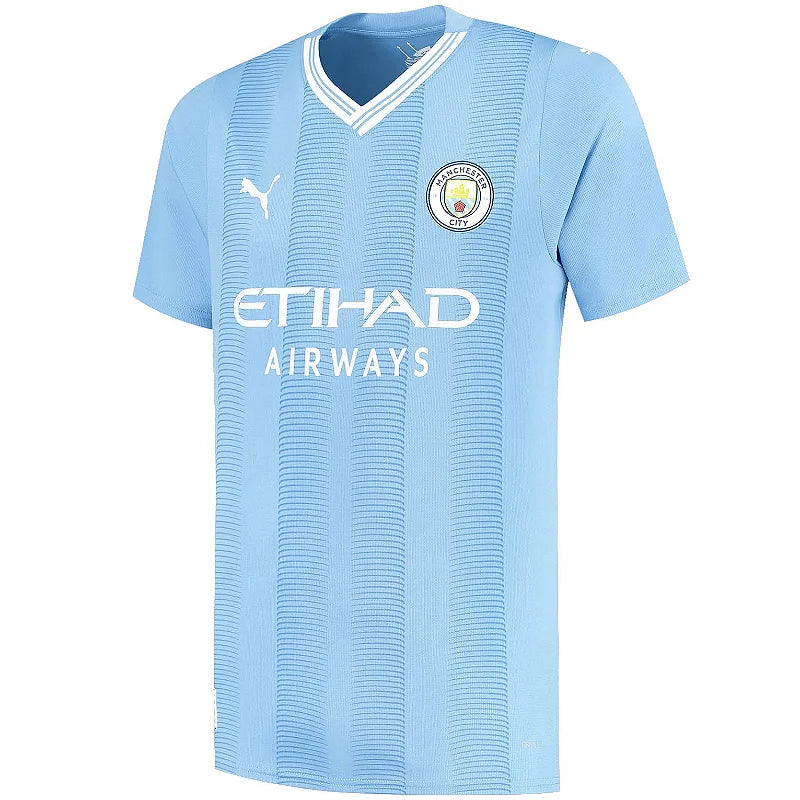 Camisa Manchester City Titular I 23/24 - Puma Torcedor Masculina Personalizada HAALAND N°9