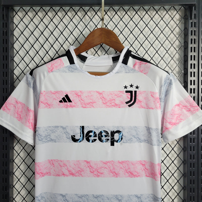Uniforme do Juventus Away (2) 2023/24 Adidas Infantil