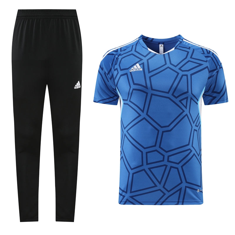 Conjunto Adidas Fitness Treino Masculino - Azul