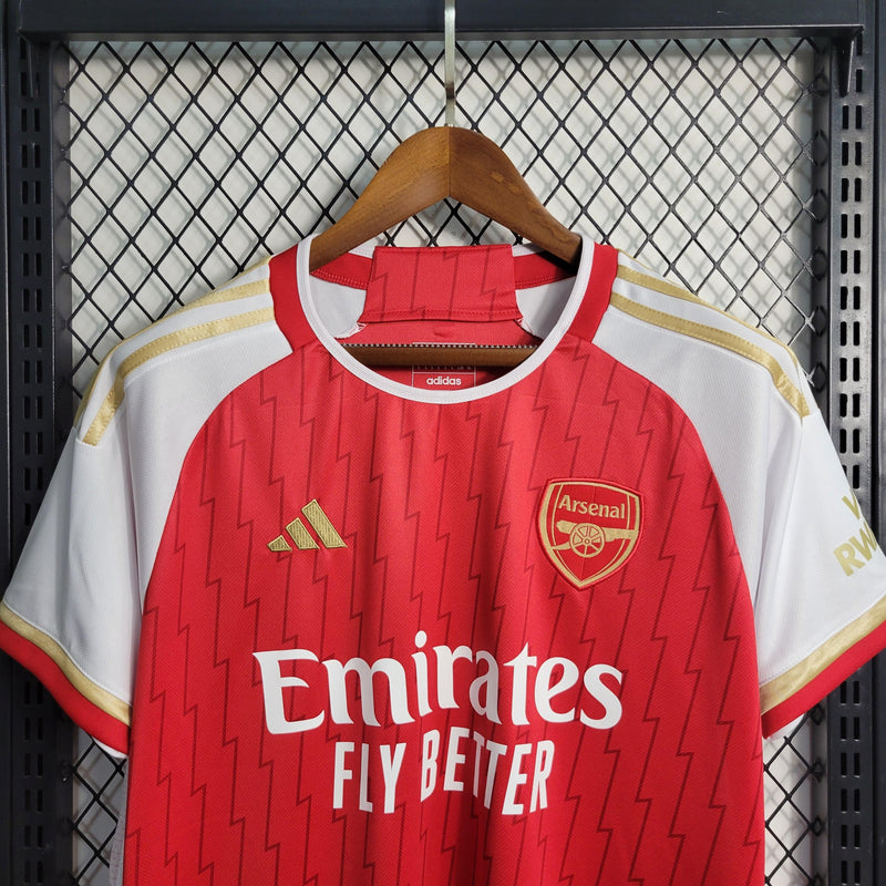 Camisa Arsenal Home 2023/24 Adidas Torcedor Masculina
