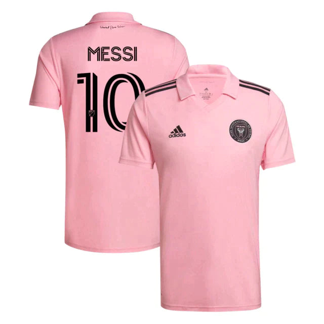 Camisa Messi Inter Miami CF Home 23/24 - Adidas Torcedor Masculina - Personalizada MESSI N°10