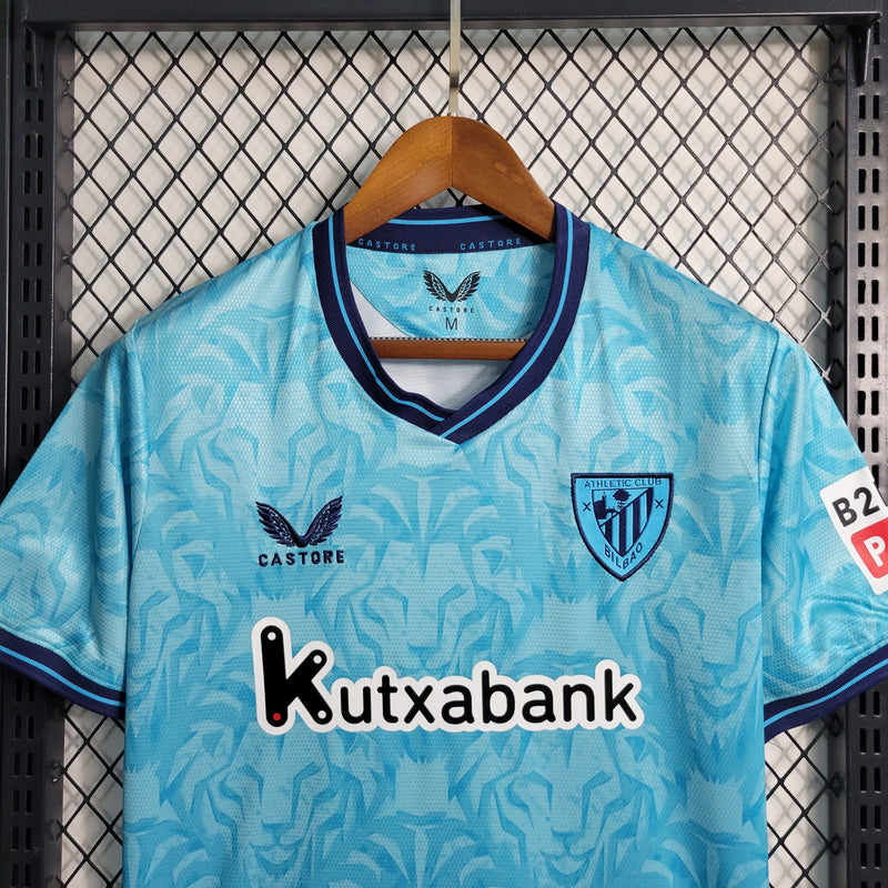 Camisa Athetic Bilbao Away (2) 2023/24 Torcedor Masculina